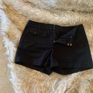 Black Loft shorts, size 6
